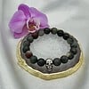 Handgemaakte herenarmband Afrikaans bloedsteen met doodskop