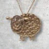 Hanger zilver schaap