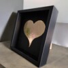 Hart van goud 23ct verguld kunstwerk in lijst