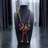 Lafia ketting Roze