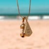 Laguna Beach Pendant Ocean Eye Ketting Goud - Laguna Treasures