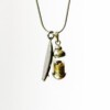 Laguna Beach Pendant Shortboard Ketting Zilver - Laguna Treasures