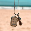 Laguna Beach Pendant Surfgirl Ketting Zilver