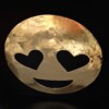 Love smiley verguld 23ct goud in lijst