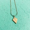 Oceaan Follow The Sun Ketting Goud - Laguna Treasures