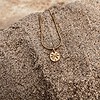 Oceaan Mini Palm Coin Ketting - Laguna Treasures