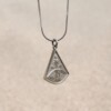 Oceaan Ocean Eye ketting zilver