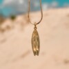 Oceaan Shortboard Ketting Goud