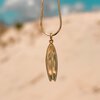 Oceaan Shortboard Ketting Goud