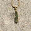 Oceaan Shortboard Ketting Goud