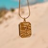 Oceaan Surfgirl Ketting Goud
