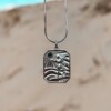 Oceaan Surfgirl Ketting Zilver - Laguna Treasures