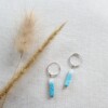 Oorbellen zilver 925 met natuursteen