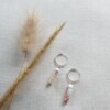 Oorbellen zilver 925 met natuursteen