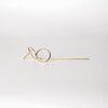 Oorstekers - LIES - verguld zilver