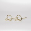 Oorstekers - LIES - verguld zilver