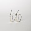 Oorstekers - SWIRL (large) - zilver