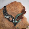 Erfgoed & Traditie, otter totem ketting met beadwork geïnspireerd door Native American cultuur