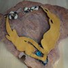 Erfgoed & Traditie, otter totem ketting met beadwork geïnspireerd door Native American cultuur