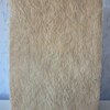 Poster gemaakt van handgeschept papier met bamboe cirkels en hennep (inclusief passe-partout)