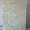 Poster gemaakt van handgeschept papier met gekleurde bloemen (inclusief passe-partout)