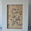 Poster gemaakt van handgeschept papier met lavendel (inclusief passe-partout)