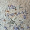 Poster gemaakt van handgeschept papier met lavendel (inclusief passe-partout)