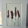 Poster gemaakt van handgeschept papier met pink inspiration (inclusief passe-partout)