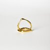 Ring - LIQUID - verguld zilver