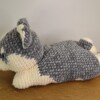 Schattige gehaakte Husky! : zacht velvet yarn