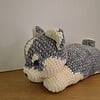 Schattige gehaakte Husky! : zacht velvet yarn