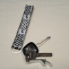 Sleutelhanger met katten print