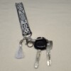 Sleutelhanger met katten print – Met praktische musketonhaak