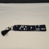 Sleutelhanger met muzieknoten print – Met praktische musketonhaak