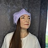 Soft lilac denim baret