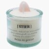Sterrenbeeld kaars met edelsteen - Stier 5cm