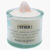 Sterrenbeeld kaars met edelsteen - Stier 5cm