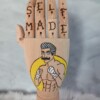 Tattoo hand boks man