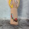 Tattoo hand boks man