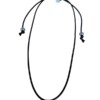 Waxkoord ketting met tijgeroog sterretje