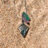 Zeeglas Follow The Sun Ketting Zilver - Laguna Treasures