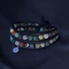 chan luu wrap armband Indian agaat op maat gemaakt