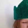 groen getufte verjaardagskroon, feestkroon
