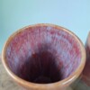 2 keramiek hoge koffiebekers Red Dream