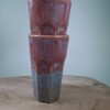 2 keramiek hoge koffiebekers Red Dream