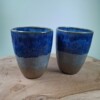 2 keramiek koffiebekers Blue Dream