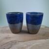 2 keramiek koffiebekers Blue Dream