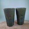 2 keramiek koffiebekers Green Large