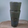 2 keramiek koffiebekers Green Large