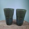 2 keramiek koffiebekers Green Large